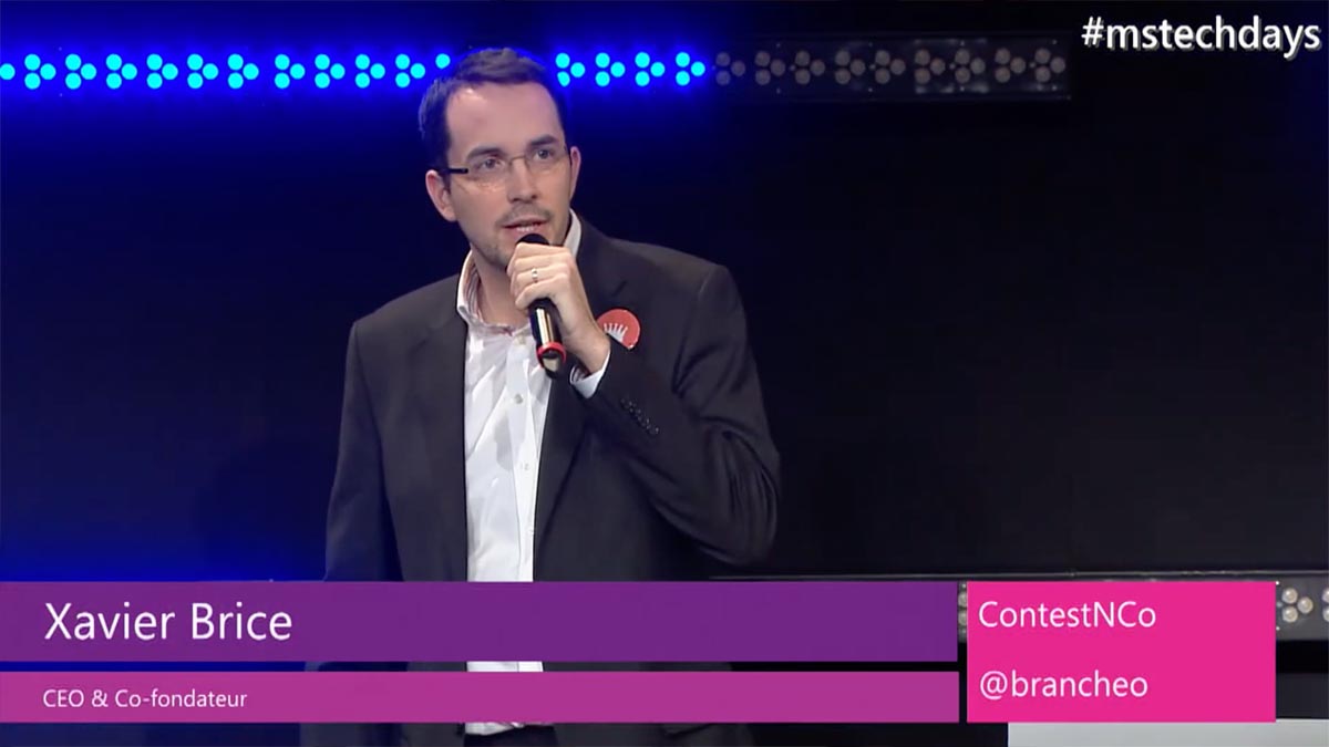 Contestnco Microsoft TechDays 2015 Startup arena video